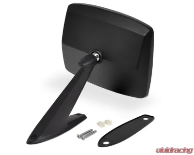 ACP Black Outside Mirror with Convex Glass - Passenger Side Ford Bronco | F-100 | F-150 | F-250 | F-350 1980-1989 - FB-BM007A