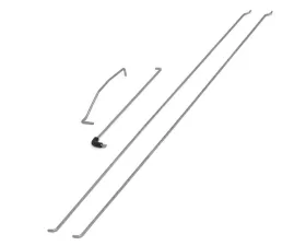 ACP Tailgate Latch Release Actuator Rod Set for Ford Bronco 1983-1996, Steel, Galvanized