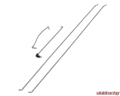 ACP Tailgate Latch Release Actuator Rod Set for Ford Bronco 1983-1996, Steel, Galvanized - FB-BT082A