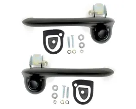 ACP Black Outside Door Handle Assembly (Pair)