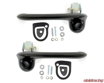 ACP Black Outside Door Handle Assembly (Pair) - FM-BD021B