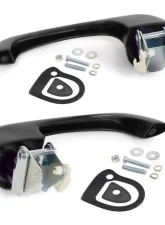 ACP Black Outside Door Handle Assembly (Pair)                                     - FM-BD021B - Image 3