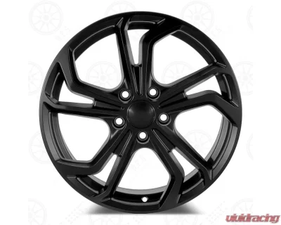 OE 2020 Golf R Style - RA68 Wheel 18x8 5x112 45mm Satin Black - RA68188043+45