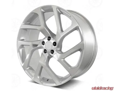 OE 2020 Autobiography Style - RL37 Wheel 22x9.5 5x108 45mm Machined Face/Silver Outline - RL37229533+45