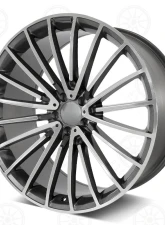 OE 2021 S Style - RM57 Wheel 19x8.5 5x112 45mm Machined Face/Gunmetal Outline                                     - RM57198543+45 - Image 2