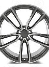 OE 2021 AMG Style - RM62 Wheel 22x10 5x112 37mm Machined Face/Gunmetal Outline                                     - RM62221043+37 - Image 3