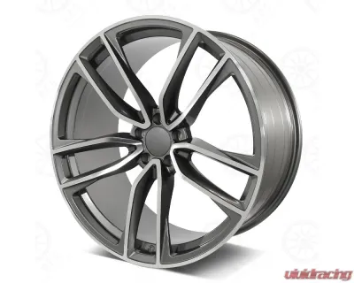 OE 2021 AMG Style - RM62 Wheel 22x10 5x112 37mm Machined Face/Gunmetal Outline - RM62221043+37