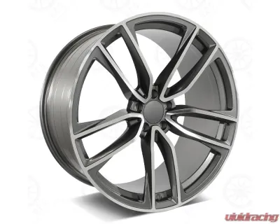 OE 2021 AMG Style - RM62 Wheel 22x10 5x112 37mm Machined Face/Gunmetal Outline - RM62221043+37