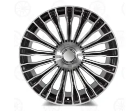 OE Maybach Style - RM66 Wheel 22x9 5x112 32mm Machined Face w/Black Outline