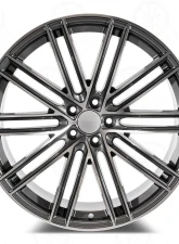 OE Macan Style - RP22 Wheel 21x10 5x112 19mm Machined Face/Gunmetal Outline                                     - RP22211043+19 - Image 4