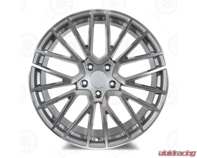 OE Turbo 4S Style - RP27 Wheel 22x10 5x130 48mm Machined Face/Gunmetal Outline - RP27221030+48