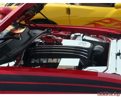 American Car Craft HEMI Letters Set ONLY for Engine Shroud Trim Kit Polished  8pc Dodge Challenger 5.7L V8 2008-2023 - ACC-153009-B