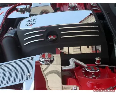 American Car Craft HEMI Letters Set ONLY for Engine Shroud Trim Kit Polished  8pc Dodge Challenger 5.7L V8 2008-2023 - ACC-153009-B