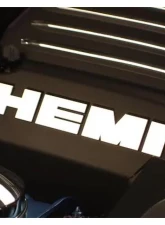 American Car Craft HEMI Letters Set ONLY for Engine Shroud Trim Kit Polished  8pc Dodge Challenger 5.7L V8 2008-2023                                     - ACC-153009-B - Image 5