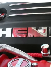 American Car Craft HEMI Letters Set ONLY for Engine Shroud Trim Kit Polished  8pc Dodge Challenger 5.7L V8 2008-2023                                     - ACC-153009-B - Image 7