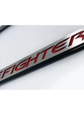 American Car Craft Red Lettering Firefighter License Plate Frame                                     - ACC-172072 - Image 3