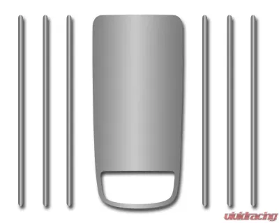 American Car Craft 12Pc Polished Stainless Steel Shroud Dress Up Kit Dodge Charger | Magnum | Chrysler 300C 2005-2010 - ACC-303001-P