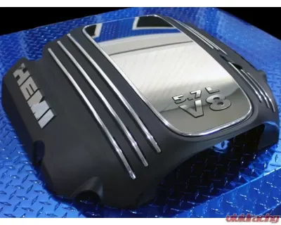 American Car Craft Brushed Stainless Steel Engine Shroud Trim Kit Dodge Charger | Chrysler 300 2011-2018 - ACC-333006-B