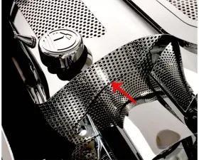 American Car Craft Fuel Rail Covers End Cap Perforated Chevrolet Corvette C5 1997-2004