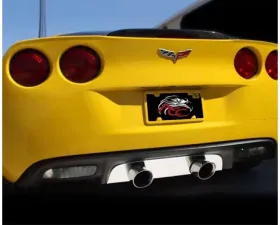 American Car Craft Polished Exhaust Filler For Panel Corsa 4.0 Dual Tips Chevrolet Corvette C6 2005-2013