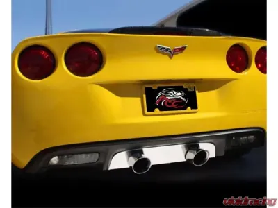 American Car Craft Polished Exhaust Filler For Panel Corsa 4.0 Dual Tips Chevrolet Corvette C6 2005-2013 - ACC-042010