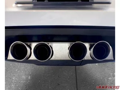 American Car Craft Polished Exhaust Filler Panel Corsa 4.0 Quad Tips Chevrolet Corvette C6 2005-2013 - ACC-042013