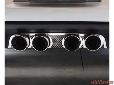 American Car Craft Laser Mesh Exhaust Filler Panel Corsa 4.0 Quad Tips Chevrolet Corvette C6 2005-2013 - ACC-042015