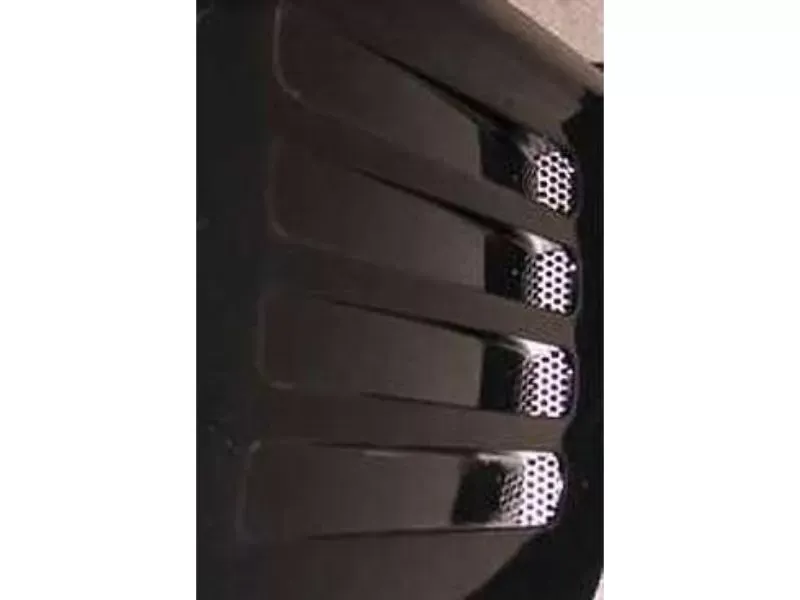 American Car Craft 2Pc Polished Finish Side Vent Grilles Perforated Chevrolet C4 Corvette 1991-1994 - ACC-022003