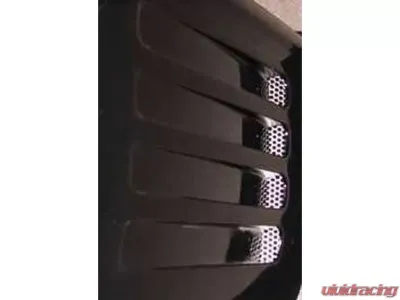 American Car Craft 2Pc Polished Finish Side Vent Grilles Perforated Chevrolet C4 Corvette 1991-1994 - ACC-022003