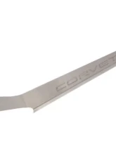 American Car Craft 2Pc Brushed Stainless Outer Door Sills Etched Logo Lettering Chevrolet Corvette C5 | Z06 1997-2004                                     - ACC-031012 - Image 2