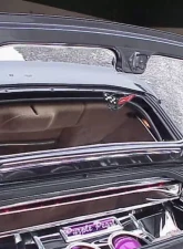 American Car Craft Polished Stainless Steel Convertible or Hard Top Trunk Lid Liner Chevrolet Corvette C5 | Z06 1998-2004                                     - ACC-031023 - Image 2