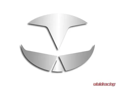 American Car Craft 4Pc Polished Stainless Steel Waterfall Emblem Inserts Chevrolet Corvette C5 1998-2004 - ACC-031026