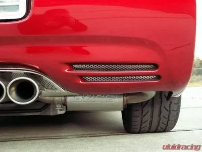 American Car Craft 2Pc Perforated Stainless Steel Rear Bumper Grilles Chevrolet Corvette C5 | Z06 1997-2004 - ACC-032016