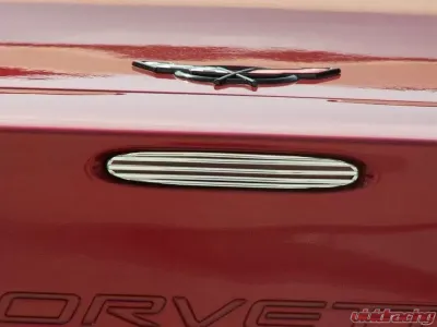American Car Craft 1Pc Polished Stainless 5th Brake Light Grille Billet Style Chevrolet Corvette C5 1997-2004 - ACC-032041