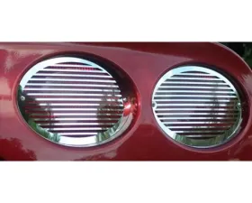 American Car Craft 4Pc Stainless Steel Taillight Grilles Billet Style Chevrolet Corvette C5 | Z06 1997-2004