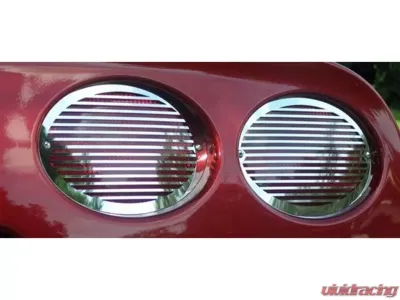 American Car Craft 4Pc Stainless Steel Taillight Grilles Billet Style Chevrolet Corvette C5 | Z06 1997-2004 - ACC-032045