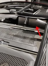 American Car Craft Battery Shroud Cover Brushed Steel Chevrolet Corvette C5 1997-2004                                     - ACC-033053 - Image 2