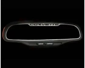 American Car Craft Corvette Style Rear View Mirror Trim Chevrolet Corvette C6 2005-2013