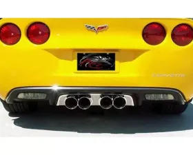 American Car Craft Perforated Exhaust Filler Panel Corsa 4.0 Quad Tips Chevrolet Corvette C6 2005-2013