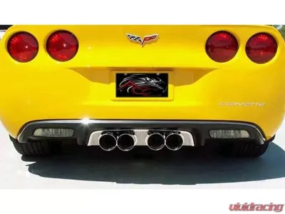 American Car Craft Perforated Exhaust Filler Panel Corsa 4.0 Quad Tips Chevrolet Corvette C6 2005-2013 - ACC-042014
