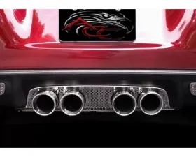 American Car Craft Perforated Exhaust Filler Panel Borla Stinger Touring Quad Round Tips Chevrolet Corvette C6 2005-2013