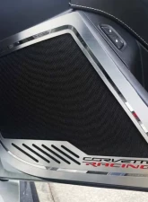 American Car Craft Corvette Racing Style Stainless Door Speaker Trim Rings Chevrolet Corvette Stingray C7 2014-2019                                     - ACC-051028 - Image 2