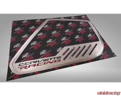 American Car Craft Corvette Racing Style Stainless Door Speaker Trim Rings Chevrolet Corvette Stingray C7 2014-2019 - ACC-051028