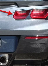 American Car Craft Brushed Finish 2Pc Stainless Steel Taillight Trim Rings Chevrolet Corvette Stingray C7 2014-2019                                     - ACC-052020-B - Image 3