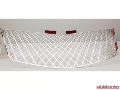 American Car Craft Polished Stainless Steel Expanded Diamond Pattern Hood Vent Grille Chevrolet Corvette C7 | Z06 | Z51 | GS 2014-2019 - ACC-052109-P