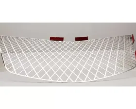 American Car Craft Brushed Polished Stainless Steel Expanded Diamond Pattern Hood Vent Grille Chevrolet Corvette C7 | Z06 | Z51 | GS 2014-2019