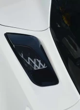 American Car Craft Polished Expanded Diamond Pattern | Stainless Steel Rear Quarter Vent Grille Overlay Chevrolet C7 Z06 2014-2019                                     - ACC-052111-P - Image 2
