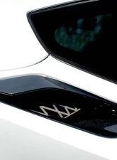 American Car Craft Polished Expanded Diamond Pattern | Stainless Steel Rear Quarter Vent Grille Overlay Chevrolet C7 Z06 2014-2019                                     - ACC-052111-P - Image 3