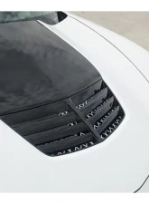American Car Craft Brushed Finish Stainless Steel Expanded Diamond Pattern Hood Vent Grille Chevrolet Corvette C7 2014-2019                                     - ACC-052122-B - Image 3