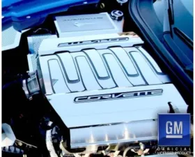 American Car Craft Brushed Finished Stainless Steel Lettering Fuel Rail Inserts Chevrolet Corvette Stingray C7 2014-2019